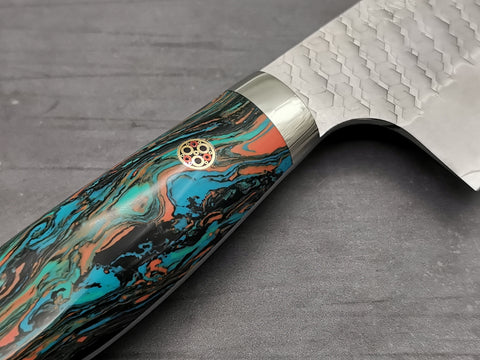 Nigara Hamono SG2 Tsuchime Bunka with Turquoise Handle