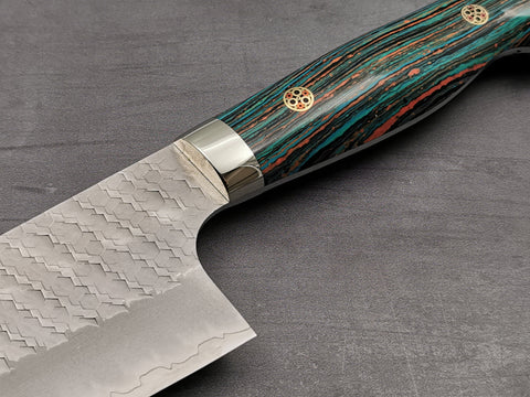 Nigara Hamono SG2 Tsuchime Bunka with Turquoise Handle