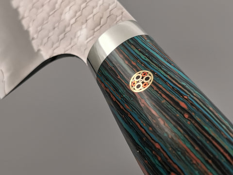 Nigara Hamono SG2 Tsuchime Bunka with Turquoise Handle