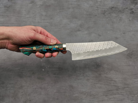 Nigara Hamono SG2 Tsuchime Bunka with Turquoise Handle