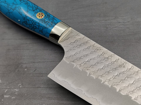 Nigara Hamono SG2 Tsuchime Bunka with Turquoise Handle