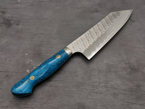 Nigara Hamono SG2 Tsuchime Bunka with Turquoise Handle