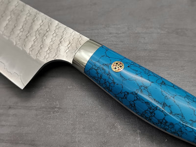 Nigara Hamono SG2 Tsuchime Bunka with Turquoise Handle