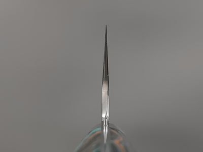 Nigara Hamono SG2 Tsuchime Santoku with Turquoise Handle