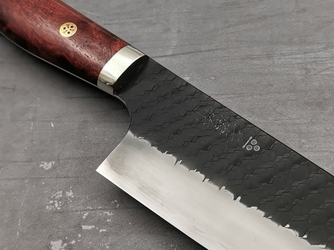 Nigara Hamono SG2 Tsuchime Kiritsuke Gyuto 210mm with Karin Wood Handle