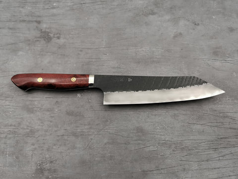 Nigara Hamono SG2 Tsuchime Kiritsuke Gyuto 210mm with Karin Wood Handle