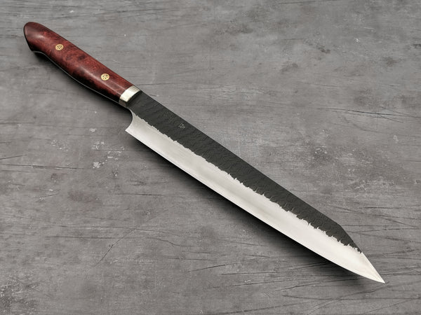 Nigara Hamono SG2 Tsuchime Kiritsuke Sujihiki 255mm with Karin Wood Handle