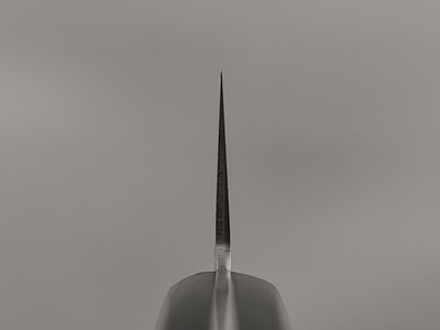Tsunehisa Ginsan Nashiji Gyuto 210mm (Red Yo Handle)