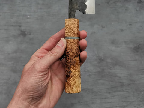 Fujiwara Denka 165mm Santoku with Letshandlethis custom handle