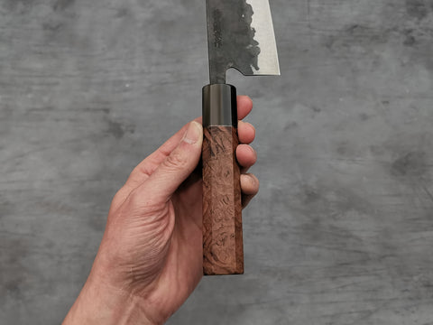 Fujiwara Denka 165mm Santoku with Letshandlethis custom handle