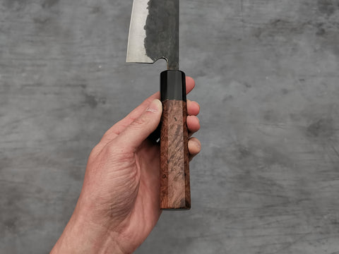 Fujiwara Denka 165mm Santoku with Letshandlethis custom handle