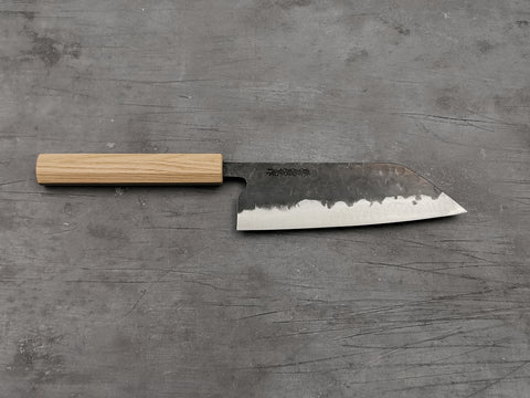 Fujiwara Denka 165mm Santoku with Konosuke Chestnut handle