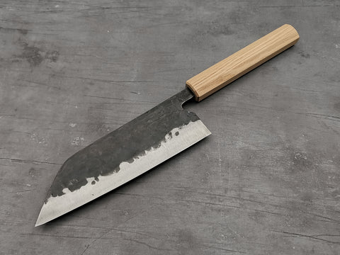 Fujiwara Denka 165mm Santoku with Konosuke Chestnut handle