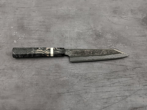 Nigara Hamono Silver 3 Damascus Kiritsuke Petty 150mm