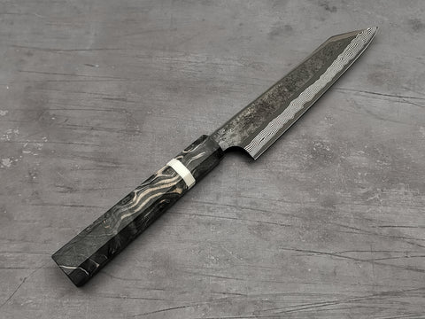 Nigara Hamono Silver 3 Damascus Kiritsuke Petty 150mm