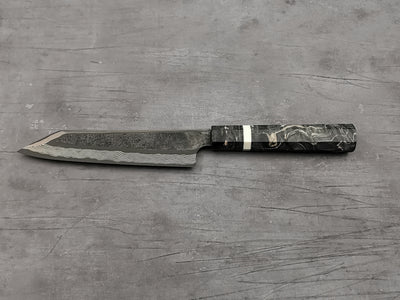 Nigara Hamono Silver 3 Damascus Kiritsuke Petty 150mm