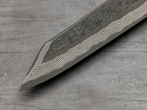 Nigara Hamono Silver 3 Damascus Kiritsuke Petty 150mm