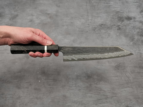 Nigara Hamono Silver 3 Damascus Kiritsuke Gyuto 240mm