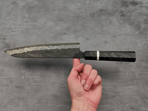 Nigara Hamono Silver 3 Damascus Gyuto 240mm