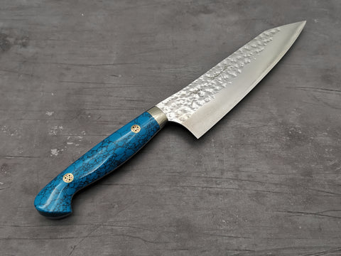 Yu Kurosaki Senko Gyuto 180mm with turquoise handle