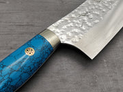 Yu Kurosaki Senko Gyuto 180mm with turquoise handle