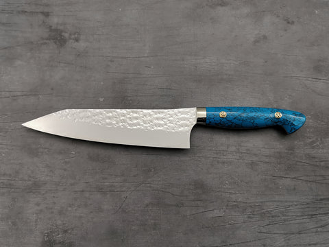 Yu Kurosaki Senko Gyuto 180mm with turquoise handle