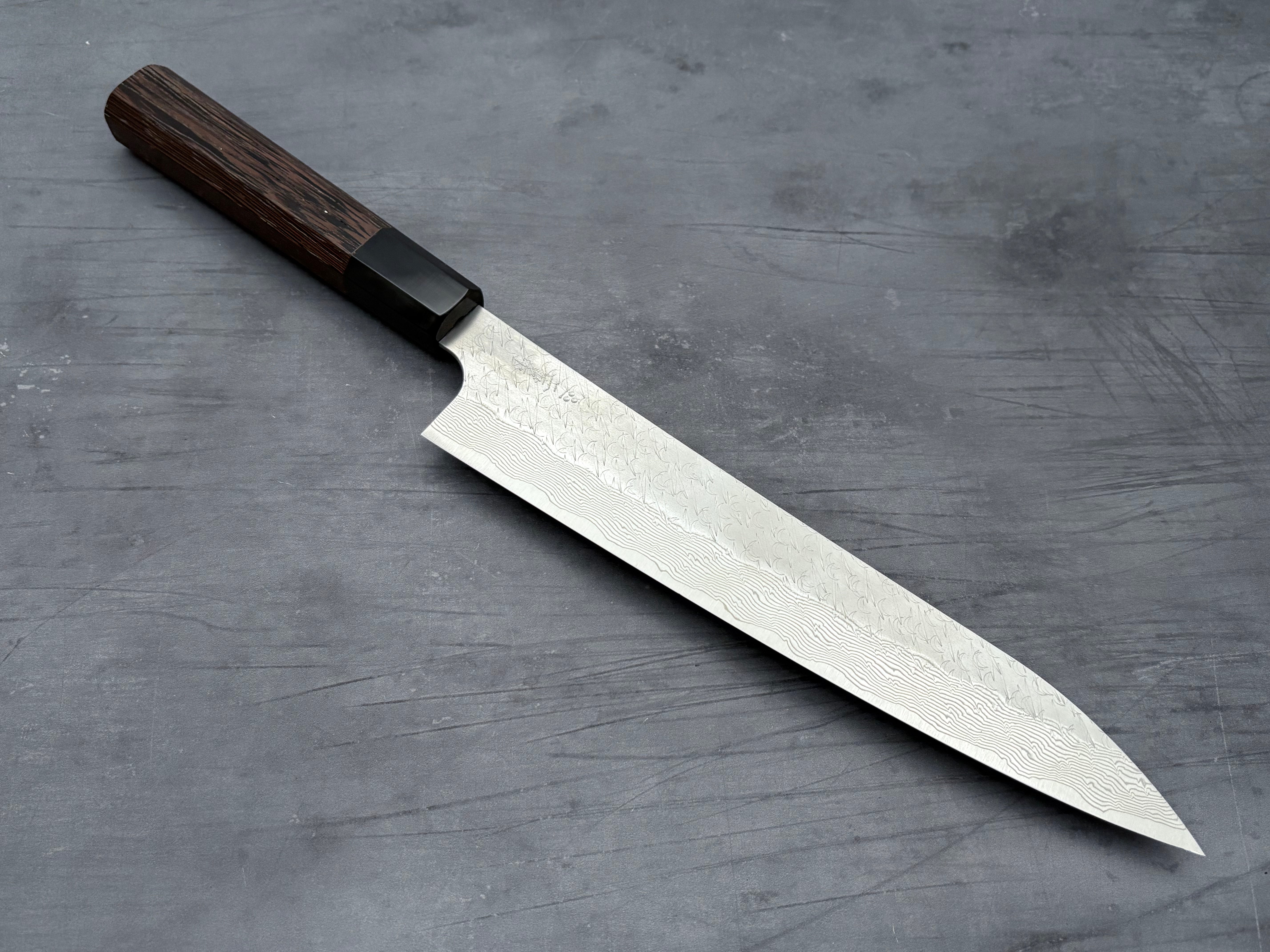 Nigara Hamono SG STRIX Damascus Sujihiki 240mm