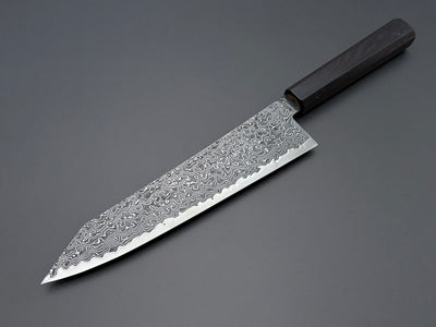 Hatsukokoro Ryuhyo SG2 Damascus Kiritsuke Gyuto 210mm