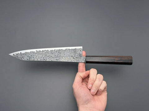 Hatsukokoro Ryuhyo SG2 Damascus Kiritsuke Gyuto 210mm