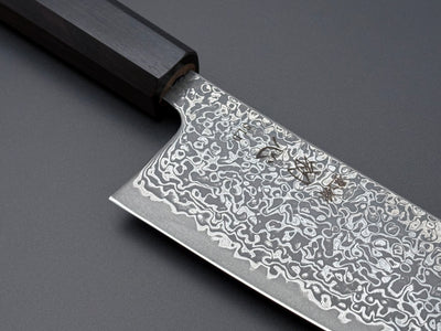 Hatsukokoro Hikari SLD Kurozome Damascus Gyuto 195mm