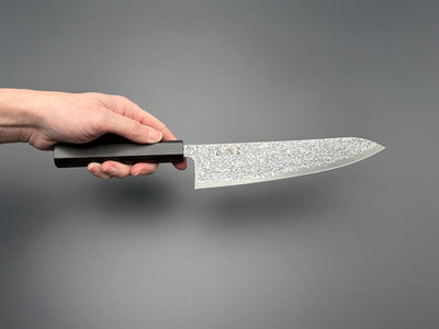 Hatsukokoro Hikari SLD Kurozome Damascus Gyuto 195mm