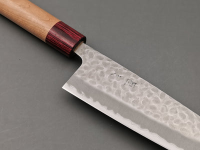 Tsunehisa AS Cherry Santoku - Cutting Edge Knives