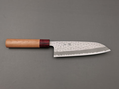 Tsunehisa AS Cherry Santoku - Cutting Edge Knives