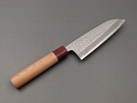 Tsunehisa AS Cherry Santoku - Cutting Edge Knives