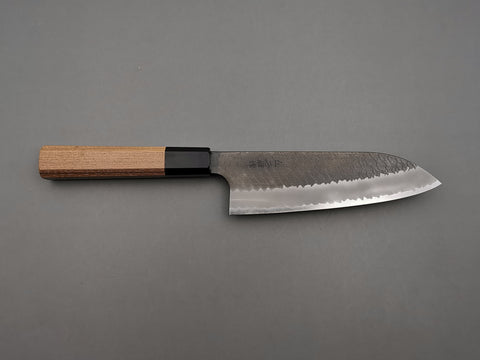 Nigara Hamono SG2 Kurouchi Tsuchime Santoku