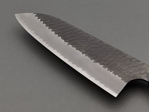 Nigara Hamono SG2 Kurouchi Tsuchime Santoku