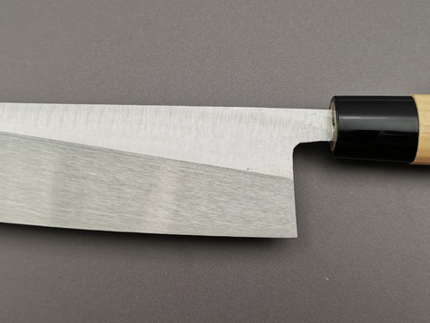 Michio Ishikawa White #2 Single Bevel Santoku