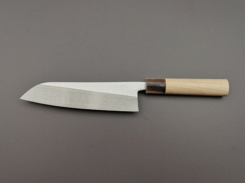 Michio Ishikawa Blue #2 Single Bevel Santoku 170mm