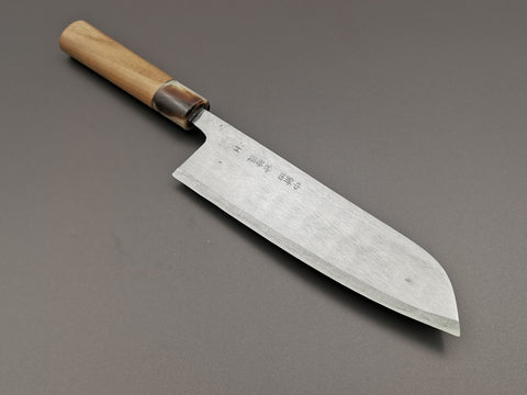 Michio Ishikawa Blue #2 Single Bevel Santoku 180mm