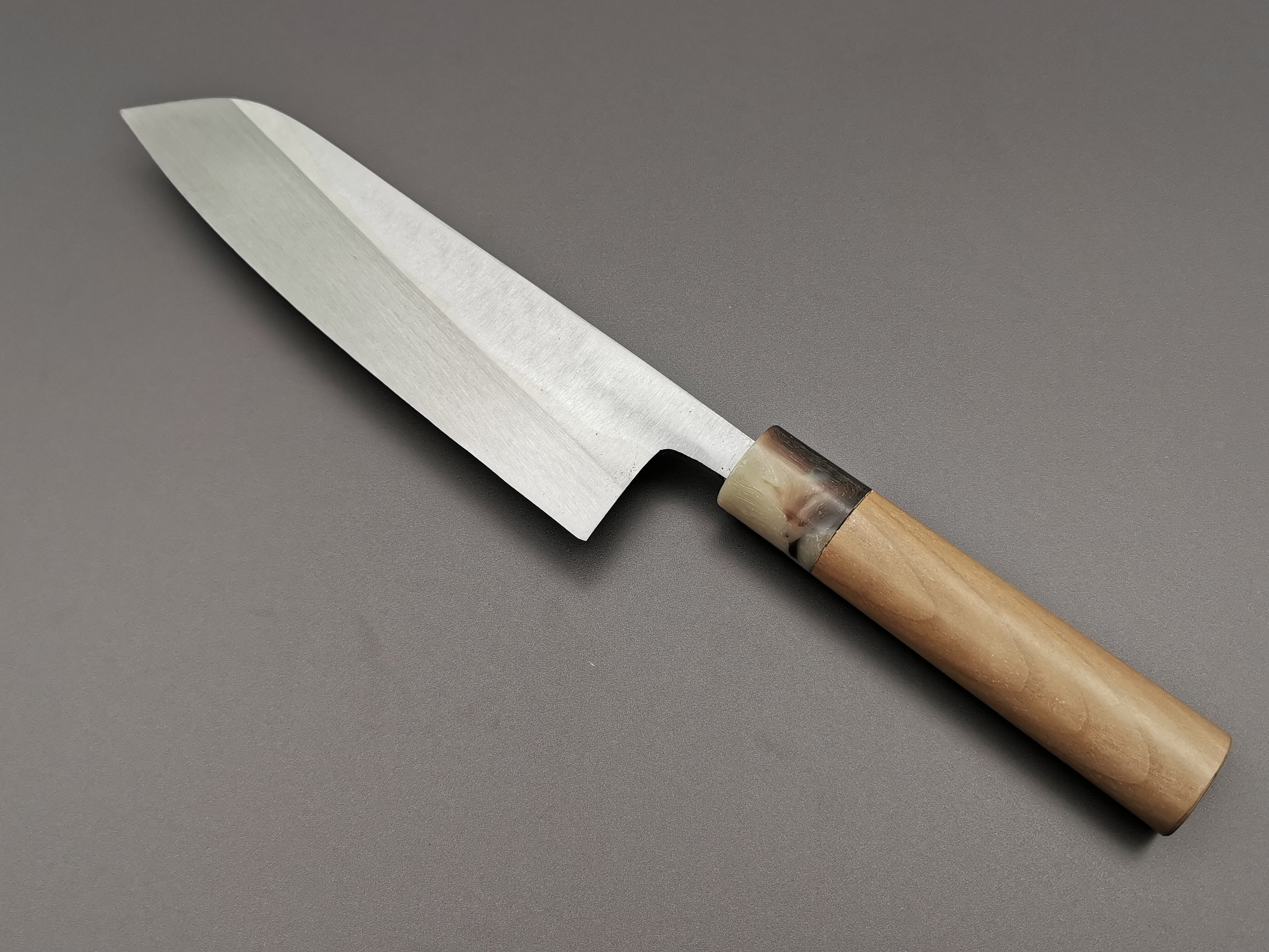 Michio Ishikawa Blue #2 Single Bevel Santoku 180mm