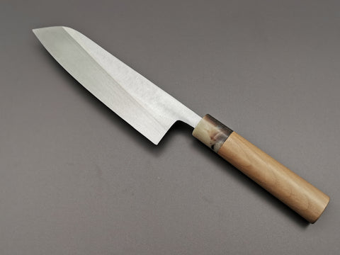 Michio Ishikawa Blue #2 Single Bevel Santoku 180mm