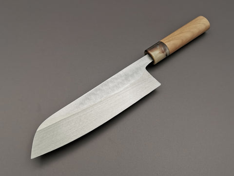 Michio Ishikawa Blue #2 Single Bevel Santoku 180mm