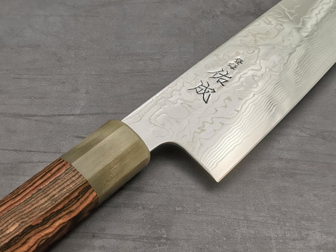 Sukenari SG2 Suminagashi Gyuto 210mm