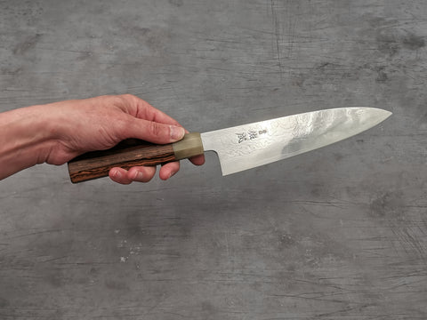 Sukenari SG2 Suminagashi Gyuto 210mm