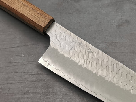 Nigara Hamono SG2 Kurouchi Tsuchime Santoku