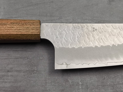 Nigara Hamono SG2 Kurouchi Tsuchime Santoku