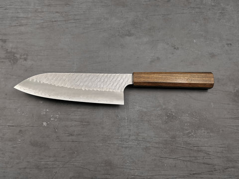 Nigara Hamono SG2 Kurouchi Tsuchime Santoku