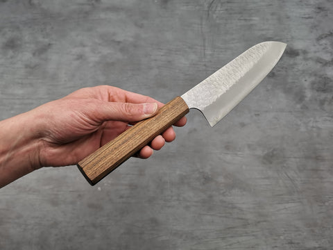 Nigara Hamono SG2 Kurouchi Tsuchime Santoku