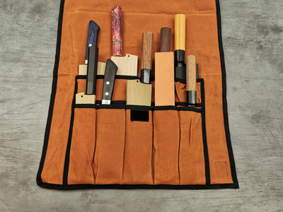 9 pocket knife roll