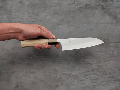 Nakamura Hamono Kaishin Super Blue Santoku